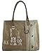 Produktbild Sunsa Damen Handtasche Schultertasche große Tasche Canvastasche Weekender Handgelenktasche Henkeltasche Shopper in retro Style