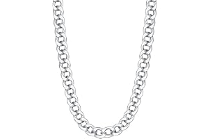 Brado Jewellery Silver Plated Stainless Steel Chain For Boys and Man