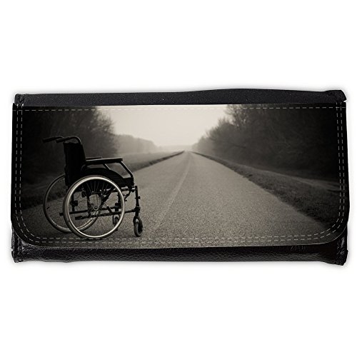 Preisvergleich Produktbild Portemonnaie Geldbörse Brieftasche / / M00292500 Rollstuhl Einsame Physical Krankenhaus / / Large Size Wallet