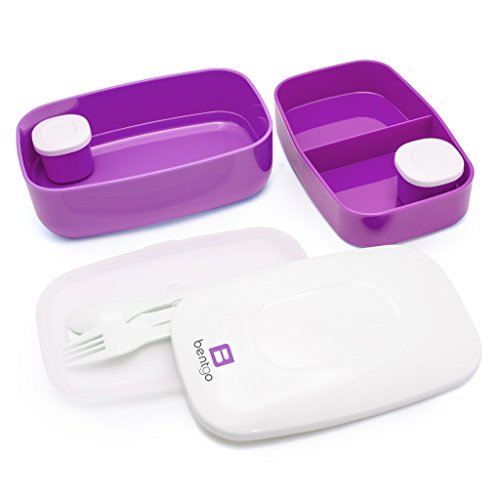 Bentgo Saucendose (2er Set), 40ml, Auslaufsicher, passt in die Bentgo Bento Box Behälter (Lila) - 2