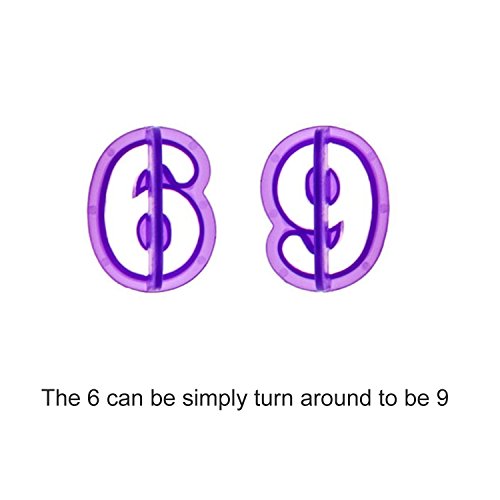 Fondant Ausstecher, HOOMIL Buchstaben Ausstechformen Alphabet Zahlen Auswerfer Stempel Tortendeko Kuchendekoration Set (40 Teilig) - 2