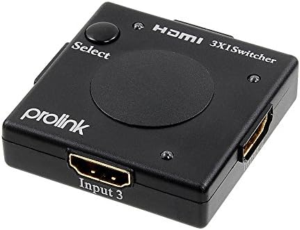 ProLink-Switch HDMI 3 in 1 supports Full HD 1080 p, switch adapter 3 HDMI in 1 with selector of HDMI for output