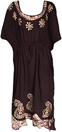 Wewa Summer Lightweight Ethnic Rayon Ladies Kaftan Choice of Colours One Size Single Pack
