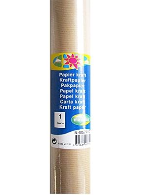Clairefontaine 495771C Rouleau papier kraft 60 g/m² 25 x 1 m Brun