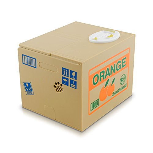 VENKON – Katzenspardose: Elektronische Spardose „Zappzarapp“ Spar Katze in der Box – 12 x 10 x 9 cm - 5