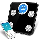 4 SENSOR DE ALTA PRECISIÓN Y CALIBRACIÓN AUTOMÁTICA: fabricados con una plataforma de vidrio templado de alta calidad, 4 electrodos sensibles, tecnología de paso, calibración automática, medición de sensores de alta precisión, peso máximo de hasta 396 lb / 180 kg en incrementos de 0,2 lb. Incluye 4 pilas AAA. .