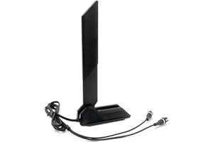 Gintai WiFi 7 Antenna per ASUS ROG Crosshair X870E/per STRIX B850 B860 X870 Z790 Z890/per Maximus Z890 Z790 WLAN Amplificatori WiFi 7 Scheda Gaming Tri-Band 12dBi Bluetooth 5.4, Base Magnetica (Black)