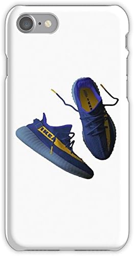 Ikea style yeezy's trainers street wear blue and yellow logo vintage Apple Iphone case / cover shell for Apple Iphone (Iphone 7 &amp; 8)