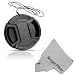49MM Altura Photo Center Pinch Front Lens Cap for SONY Alpha A3000 DSLR Camera and NEX Series (NEX-7 NEX-5N NEX-5R NEX-3N) Compact Cameras or other Cameras with a 49MM Filter Thread Lens RS.1484.00