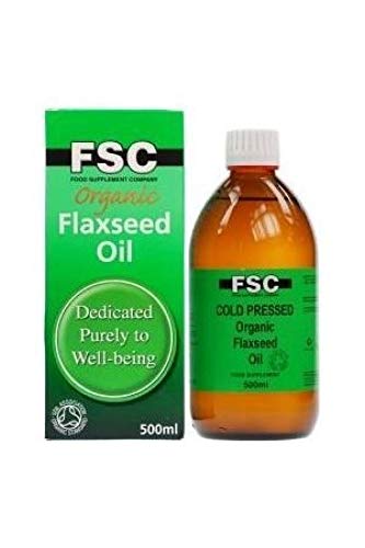 Fsc | Organic Flaxseed Oil 500ml | 1 x 500ml (ES)