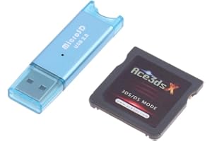 POMFLO Cartouche de Jeu Haute Performance Ace3ds x+ Card Reader Game,Carte DS pour ACE3DS Plus NDS 3Dsll Super Combo Cartridge