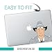 Produktbild decorsfuk.co Inspektor Gadget MacBook Aufkleber selbstklebend Trageempfinden 18 x 15 cm Größe – Art Decor/Wanddekoration/Küche Aufkleber MacBook Skins