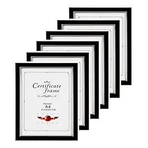 Momscreations A4 Size Certificate, Synthetic Wooden Frame Size 8