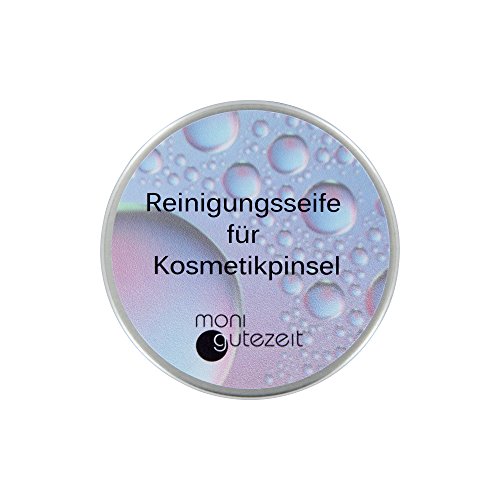 Reinigungsseife für Kosmetikpinsel und Beauty Blender / Pinselseife, in Metalldose, 40 gr., vegan - 2