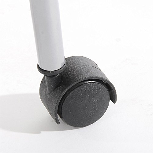 Garderobenwagen Kleiderständer Rollgarderobe Garderobenständer TIGER alu, mit höhenverstellbarer verchromte Kleiderstange - 2