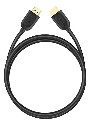 Fosmon (1,8M/6 FT) Gold-überzogenes Hochgeschwindigkeits-HDMI zum HDMI Kabel für PS4, PS3, Xbox One S / Xbox One / 360, HDTV, Blu-Ray, DVD, Satellit, DVR & More – 4k Auflösung, vergoldete Steckverbinder - 2