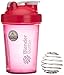 Produktbild BlenderBottle Classic Shaker / Eiweiß Shaker / Diät Shaker / Protein Shaker mit Blenderball -  Pink 590ml Fassungsvermögen, skaliert bis 400 ml