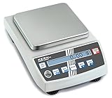 Precision balance [Kern KB 1200-2N] Compact precision balance with large weighing range, Weighing Range [Max]: 1200 g, Readout [d]: 0,01 g, Weighing plate: WxD 130x130 mm (Stainless steel)