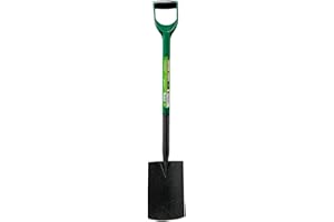 BARGAINS-GALORE Garden Border Digging Spade - Made From Strong Carbon Steel | Ideal Hand Tool For Weeding, Snow Cleaning & Gardening | Long Life - Strong, Durable, Long Lasting & Rust Resistant