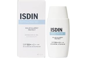 Isdin Foto Ultra Solar Allergy Fusion Fluid SPF 50+| Crema Solare protezione molto Alta per Pelli con Allergia al Sole 1 x 50ml