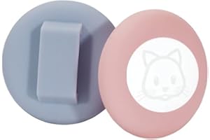 ZHONGLEFA 2 Pcs Silicone Cat Collar Holder Dog Collar Holder Pet Collar Holders Silicone Case for GPS Tracking Finder for Pets Dog Cat Children Elderly Safety and Anti Lost