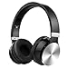 Produktbild VicTsing Drahtlose Bluetooth-Kopfhörer faltbar mit Mikrofon. Bluetooth Kopfhörer mit bis zu 8 Stunden Wiedergabe Stereo Sound für PC, Mobiltelefon (mit 3,5 mm AUX-Kabel) – Silber