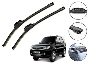 Auto Hub Car Wiper Blades Compatibility for TATA Safari Storme - Set of 2 Pcs (D-24,P-20)