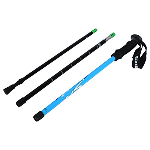 Songmics Nordic Walking Stöcke Verstellbar 65 – 135 cm ergonomisch mit Anti-Shock Dämpfungssystem - 9
