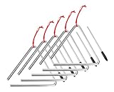 XDrum Triangel, klein 15cm SET 5 x + Schlägel