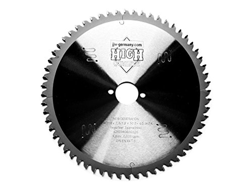 HM-Kreissägeblatt New Generation 216 x 2,8 x 30 mit 60 Zähnen Wechselzahn negativ LOW NOISE