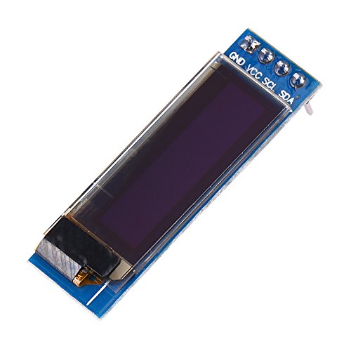 0,91'' 128x32 IIC I2C SPI Module d'Affichage Écran OLED Sériel Caractères Bleus pour Arduino