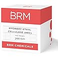BRM Chemicals HEC Hydroxyethyl Cellulose - 200 Grams For Soap Making, Shampoo Making, Cosmetic Making & DIY Personal Care For Face, Hair, Skin & Body