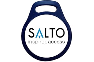 ‎KARTEO Salto Chip Transponder 1K [10 Stück] Tag Key mit 1kB Speicher Schlüsselanhänger für Türschloss und Zylinder