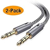 ★【Universelle Kompatibilität】：Perfekt kompatibel mit Kopfhörern, Samsung，Apple iPod iPhone iPad, Tablet, Laptop, Hi-Fi- oder KFZ-Soundsystemen, MP3-Player, beats und jedem anderen erdenklichen Audio-Gerät mit 3.5mm Aux Anschluss.
