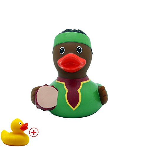 LILALU® GUMMIENTEN QUIETSCHEENTCHEN Märchen/Tiere/Multikulti (Verschiedene Farben und Designs) + Original Mini-Gummiente - 2