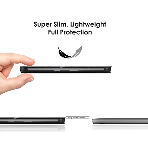 Forefront Cases® Samsung Galaxy Tab A 10.1 with S Pen SM-P580 Hülle Schutzhülle Tasche Smart Case Cover Stand – Rundum-Geräteschutz und intelligente Auto Schlaf / Wach Funktion ***NUR FÜR SAMSUNG GALAXY TABELLE A 10.1 SM-P580 MIT INTEGRIERTEM S PEN*** - 6