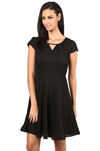 The Vanca Womens Black Skater Dress | Desertcart Cayman Islands