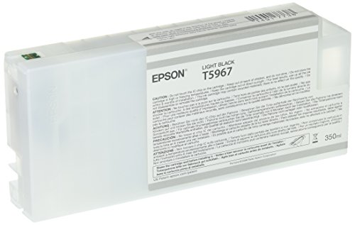 Epson T5967 C13T596700 - Cartouche d'encre d'origine - Gris (Light Black) pour Stylus Pro - 350ml