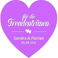 24 Aufkleber Etiketten Selbstklebend für die Freudentränen