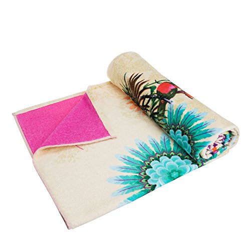 Desigual 61 wl0 a0 Botanical Dream Badetuch Baumwolle Lila Flandes 150 x 95 cm Einheitsgröße - 2