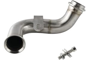 NICECNC Tubo di Eliminazione Catalizzatore di Scarico Moto Compatible with KTM 790 Adventure/R 2019-2022,890 Adventure/R/Rally 2021-2022,Husqvarna Norden 901 2022