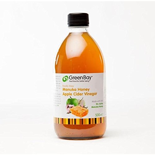 Preisvergleich Produktbild Green Bay Apfelessig Mit Rohen Manuka Honig 500Ml