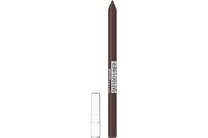 Maybelline New York Matita Occhi in Gel, Colore Intenso, Tenuta Fino a 36H, Formula No Transfer, Per Look Grafici e Definiti, Tattoo Liner Gel Pencil, Tonalità: Bold Brown