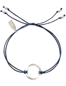 Smilla Brav Kreis Karma Armband GOOD KARMA in dunkelblau / silber Kreis Karma-Armband BS01