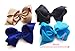 Cellot Boutique Huge Hair Bows 12 Pcs 8 Inches High Quality Handmade Colorful Grosgrain Ribbons | Durable Metal Alligator Clip | No Fraying No Slipping Barrettes For Girls, Women, Babies, Newborns & Toddlers