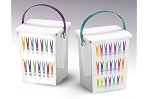 STUSSYDUNK Boîte de rangement en plastique avec couvercle et poignée 5 L