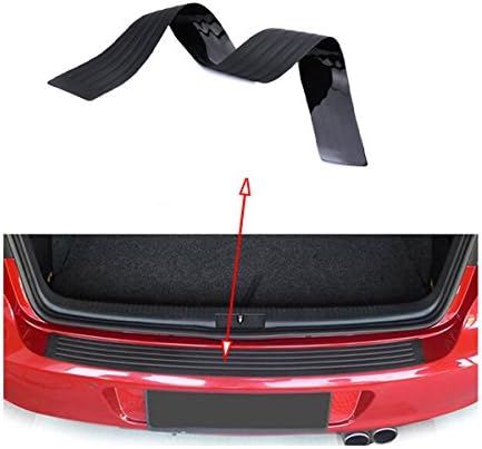 AZQKJ Universal Car Rubber Rear Guard Bumper Protector Trim Cover, Car Sticker Protector Kit-41 inch