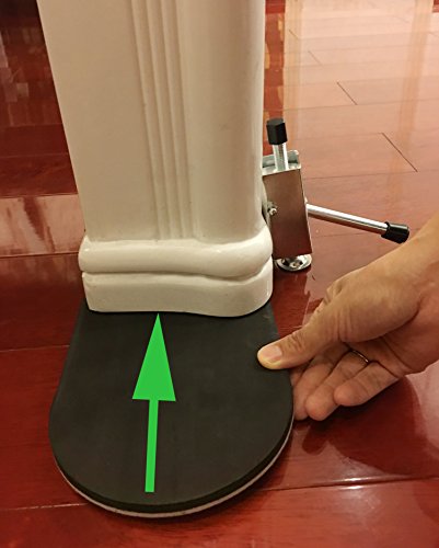 DIY Möbel Lifter, Mini Buche Jack, Möbel und Geräte Übergang Lifting Werkzeug, Hebel Werkzeug für schwere Heben, Möbel Hebel für Putting Möbelgleiter, Möbel Lifting Movers zur Verwendung auf jede Art von Boden, Möbel Moving Werkzeug für schwere Möbel und Appliance Heben, 25 linkw - 5