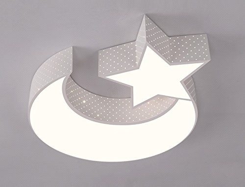 Preisvergleich Produktbild FengChandelier-moderne, minimalistische kreative kinderzimmer deckenleuchte schlafzimmer jungen und mädchen unter einer decke fernbedienung,durchmesser 58cm,led weiße