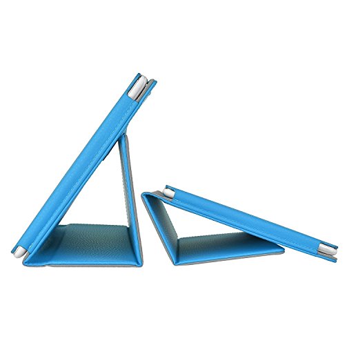 ELTD ASUS ZENPAD 10 Z300M / Asus ZenPad 10 LTE Hülle case- Leder Tasche Schutzhülle mit Standfunktion, Blue-Blau - 5